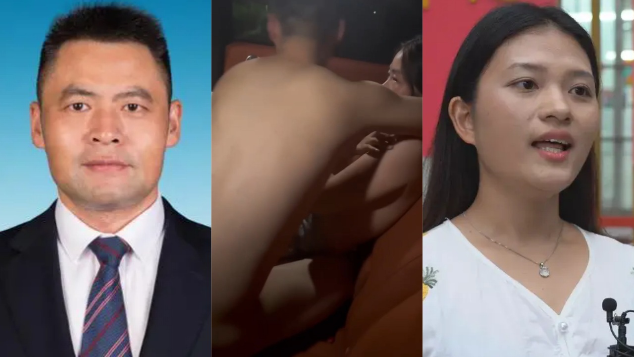 广西南宁某区长曾鹏鑫 酒后车内霸占女老师 被人家老公抓了现行举报到纪委