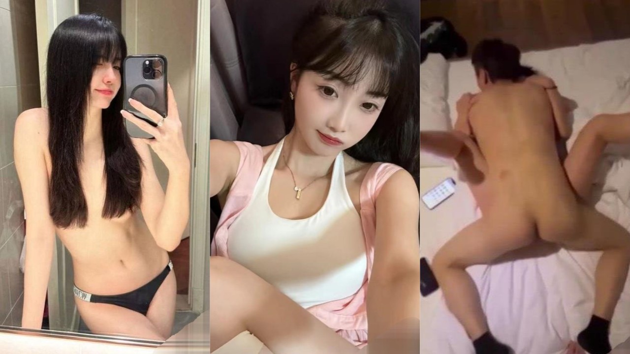 南昌理工大学颜值嫩妹「李紫芯」被富二代兄弟酒店双管齐下爆操！美腿高翘痉挛最后口爆！