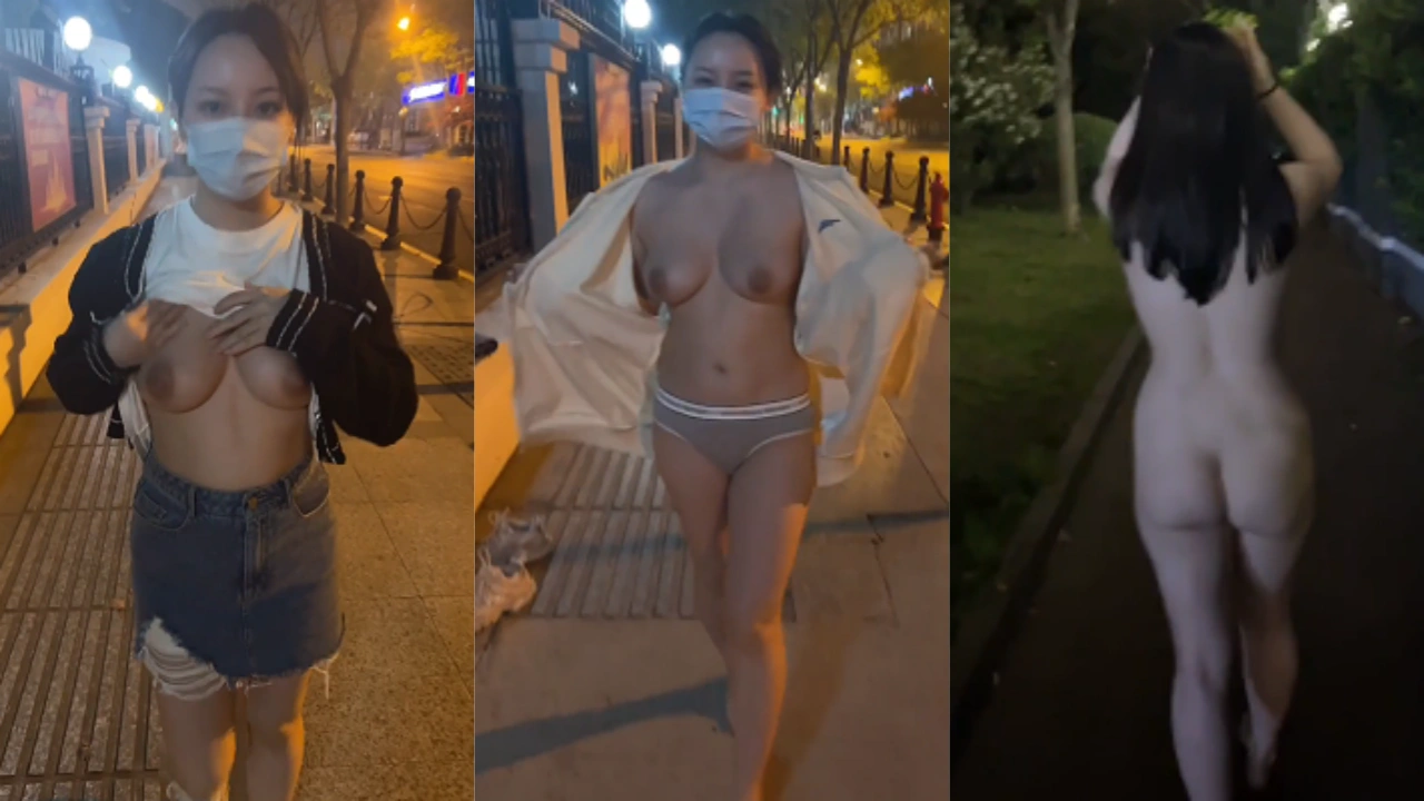 大震撼系列之美少妇户外露出 内真空三点尽现 看的鸡巴梆硬想把她就地办了