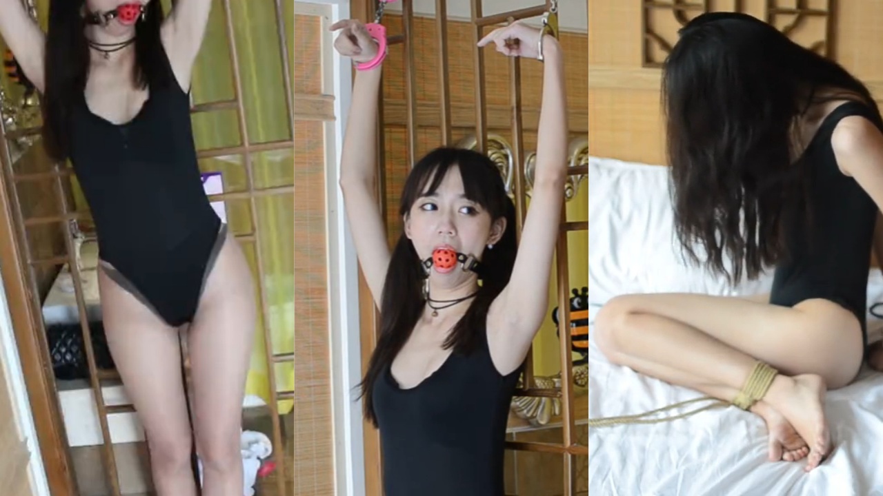  双马尾清纯美女反差感十足 一吊在架子上 捆绑在床上 锁在浴缸里 虚荣心拉满