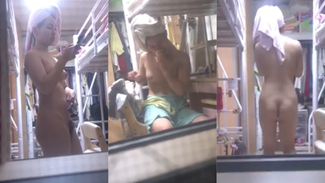 【宿舍偷拍】大神趁夜色女生宿色窗外偷拍色胆包天 女学生身材发育的挺不错的